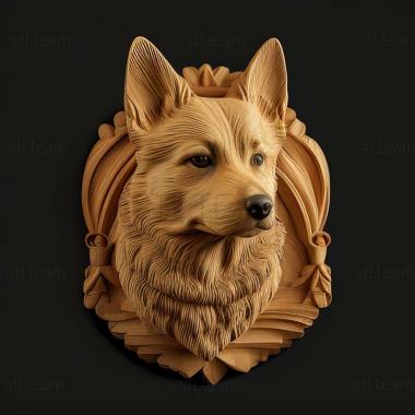 3D model Swedish Valhund dog (STL)